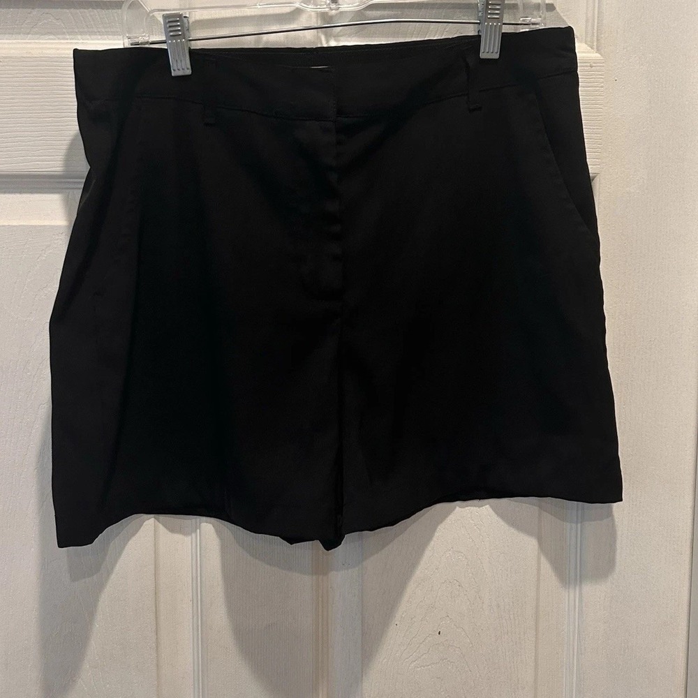 Max Studio Womens Black Tailored Dress Shorts XL Resort Going Out Party‎ Capsule